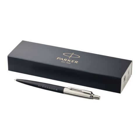 Parker Jotter Bond Street pen Standard | Solid black-Silver | No Branding | not available | not available