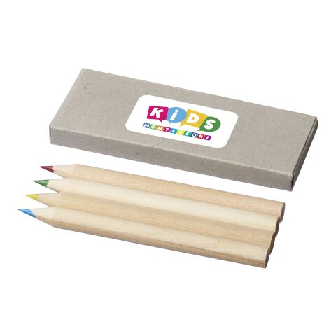 Tullik 4-piece coloured pencil set Standard | Light grey | No Branding | not available | not available | not available