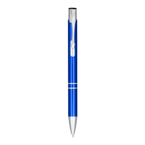 Blue Ink Moneta Anodized Aluminium Click Ballpoint Pen Standard | Blue | not available | No Branding | not available | not available