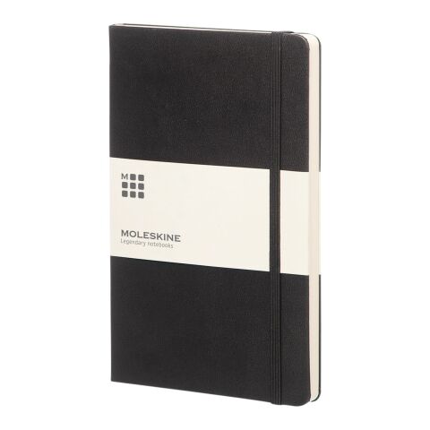 Moleskine Dotted L Hard Cover Notebook Standard | Solid black | Paper Print | paper band | 460 mm x 55 mm