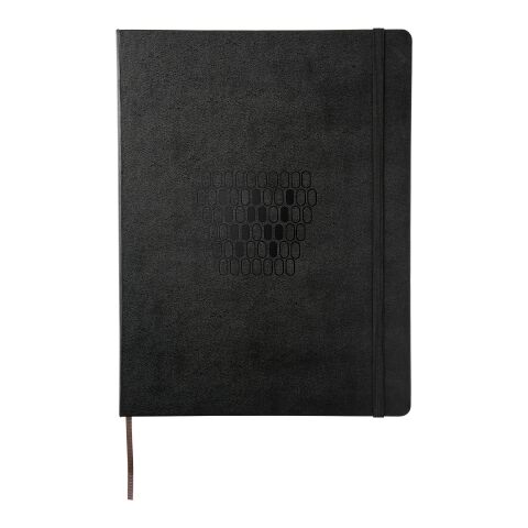 Classic XL hard cover notebook - plain Solid black
