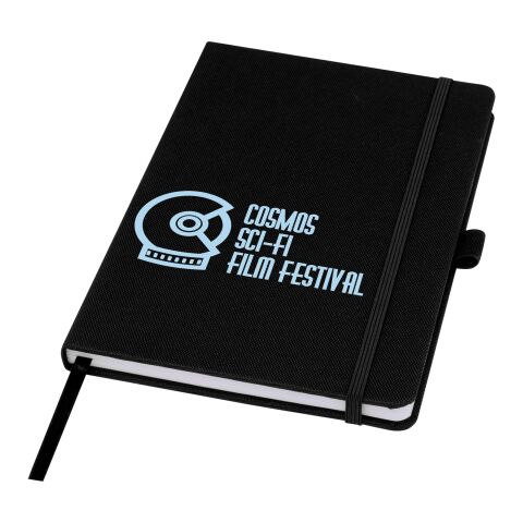 Honua A5 recycled notebook with recycled PET cover Standard | Solid black | Not applicable | No Branding | not available | not available | not available