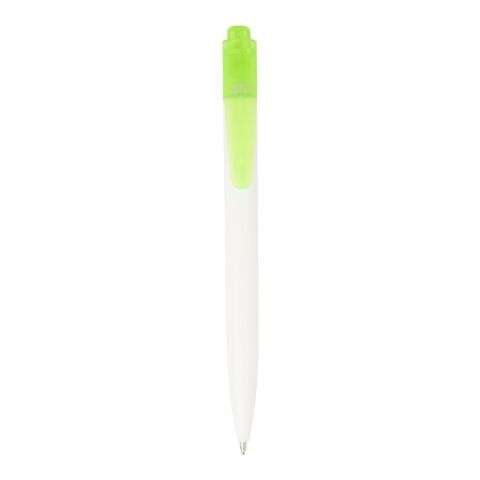 Thalaasa duo-tone eco-friendly pen Standard | Transparent green-White | not available | No Branding | not available | not available
