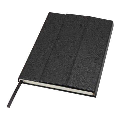 Alejandra A5 recycled plastic hard cover notebook Standard | Solid black | not available | No Branding | not available | not available