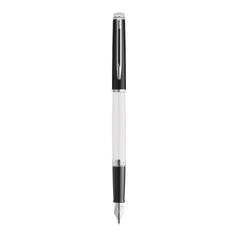 Hemisphere colour blocking fountain pen with palladium trim Standard | White-Solid black | not available | No Branding | not available | not available