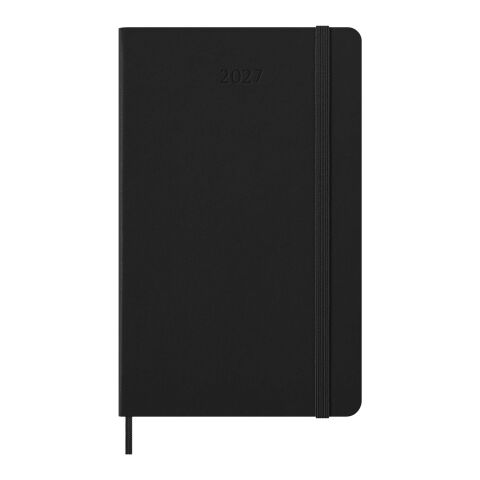 Moleskine hard cover 12 month L weekly planner vertical Standard | Solid black | not available | No Branding | not available | not available