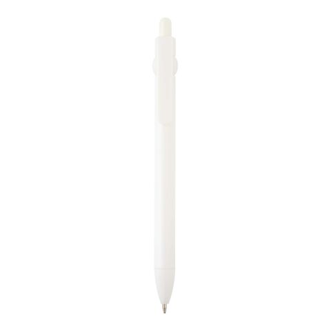 Fidget recycled plastic ballpoint pen (black ink) Standard | white | No Branding | not available | not available