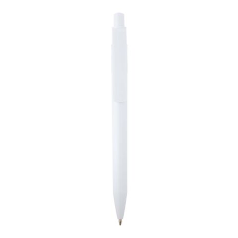 Unica recycled plastic ballpoint pen (blue ink) Standard | white | No Branding | not available | not available