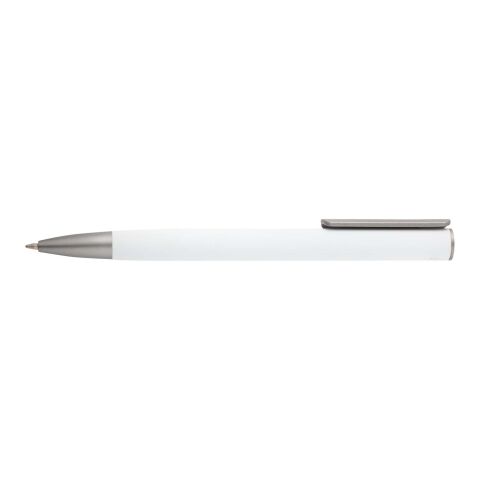 Ziggur aluminium ballpoint pen (blue ink) Standard | White | not available | No Branding | not available | not available