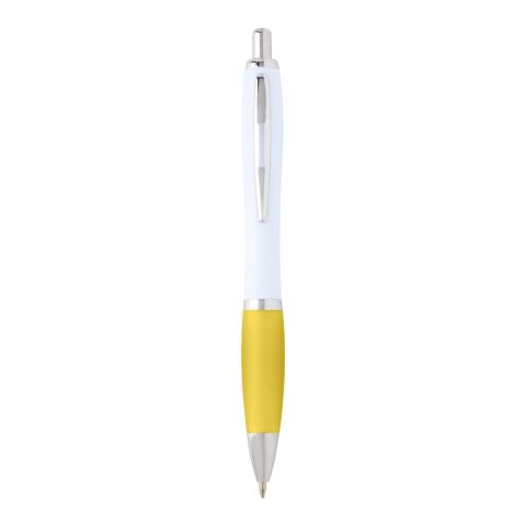 Nash recycled plastic ballpoint pen (blue ink) Standard | Yellow | No Branding | not available | not available
