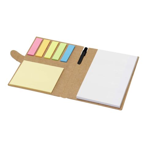 Swift sticky notes booklet with ballpoint pen (black ink) Standard | Natural | No Branding | not available | not available