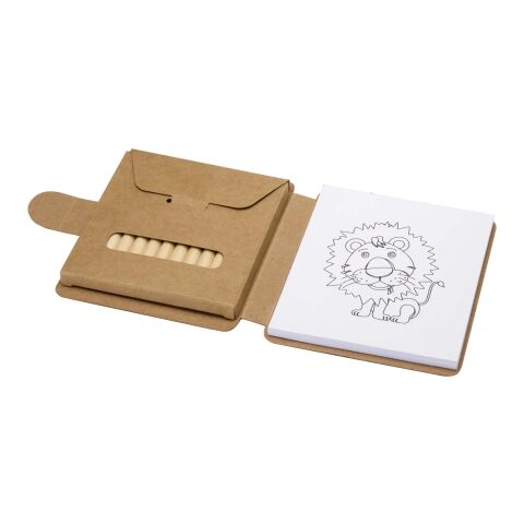 Chroma drawing notepad and pencils set Natural