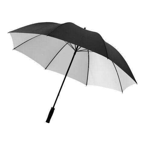 Yfke 30" golf umbrella with EVA handle Standard | Solid black-Silver | not available | No Branding | not available | not available | not available