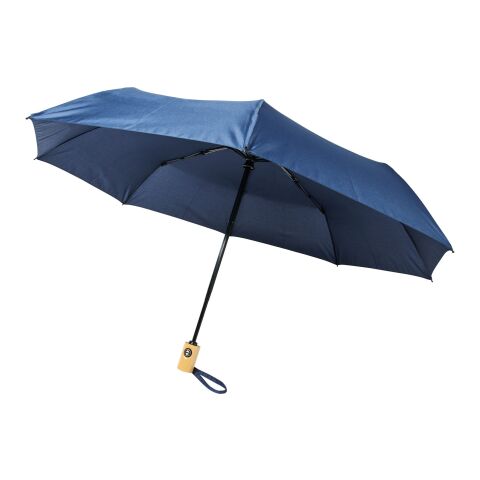 Bo 21&quot; fold. auto open/close recycled PET umbrella Standard | Deep blue | Not applicable | No Branding | not available | not available | not available