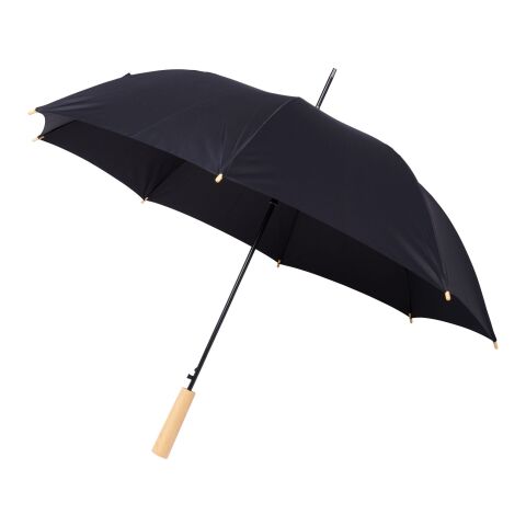 Alina 23&quot; auto open recycled PET umbrella Standard | Solid black | No Branding | not available | not available | not available