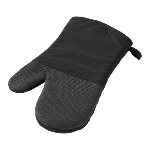 Maya oven gloves with silicone grip Standard | Solid black-Solid black | No Branding | not available | not available | not available