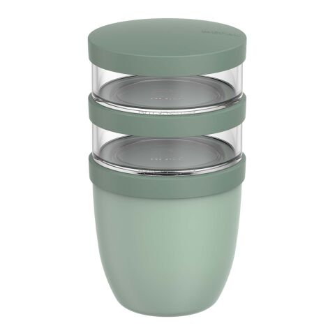 Mepal Ellipse 3-piece 500 ml + 2 x 200 ml insulated lunch pot Standard | Sage | No Branding | not available | not available