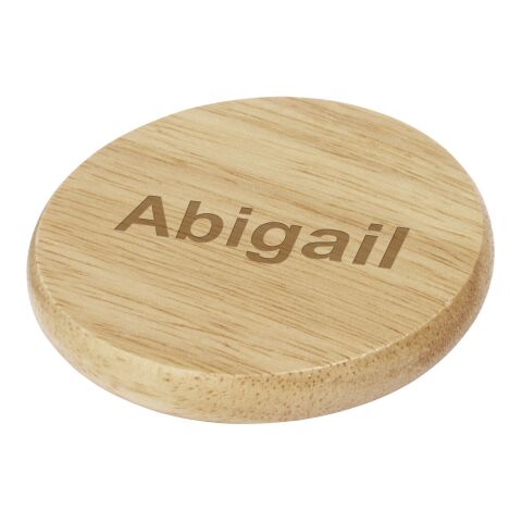Scoll wooden coaster with bottle opener Standard | Natural | No Branding | not available | not available