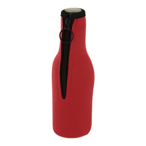 Fris recycled neoprene bottle sleeve holder Standard | Red | No Branding | not available | not available | not available
