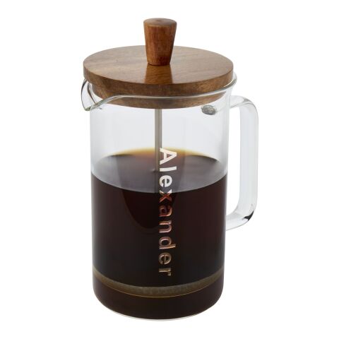 Ivorie 600 ml coffee press Standard | Transparent-Wood | No Branding | not available | not available