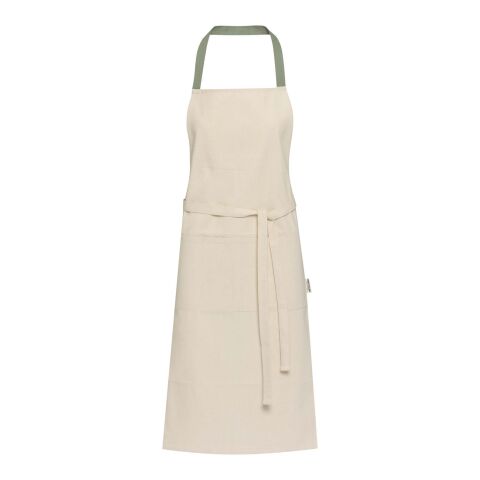 Nia 200 g/m² recycled cotton apron Standard | Heather green | not available | No Branding | not available | not available | not available