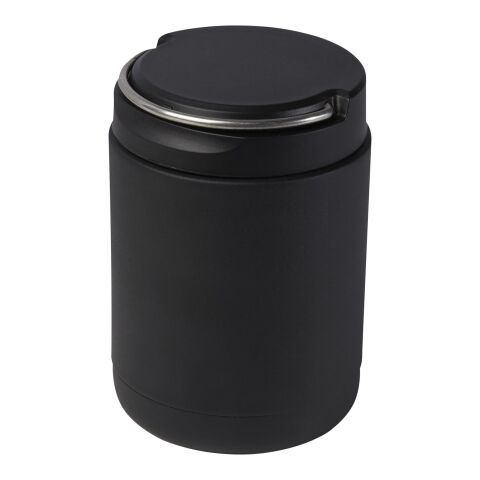 Doveron 500 ml recycled stainless steel lunch pot Standard | Solid black | not available | No Branding | not available | not available