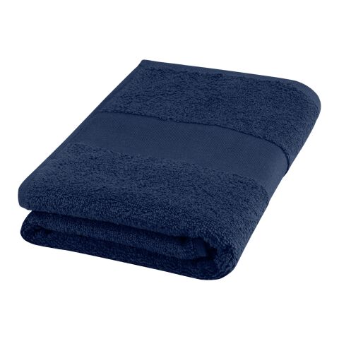 Charlotte 450 g/m² cotton bath towel 50x100 cm Deep blue | not available | No Branding | not available | not available | not available