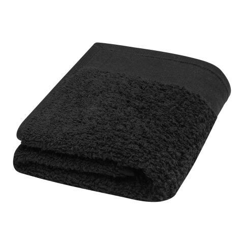 Chloe 550 g/m² cotton bath towel 30x50 cm Solid black | not available | No Branding | not available | not available | not available