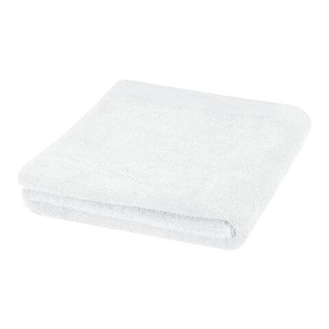 Riley 550 g/m² cotton bath towel 100x180 cm White | No Branding | not available | not available | not available