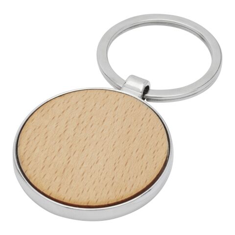 Moreno beech wood round keychain Standard | Natural | No Branding | not available | not available