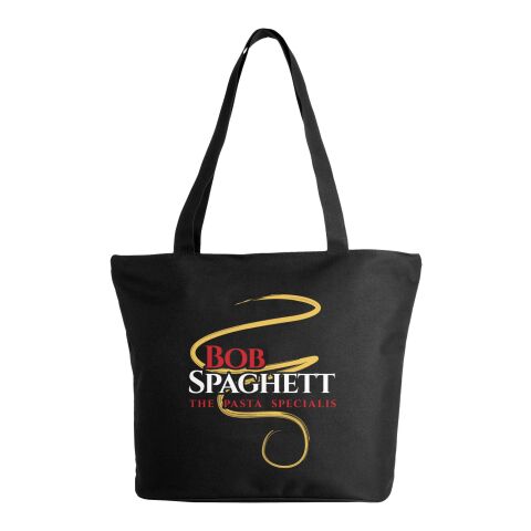 Panama zippered tote bag Standard | Solid black | not available | No Branding | not available | not available | not available