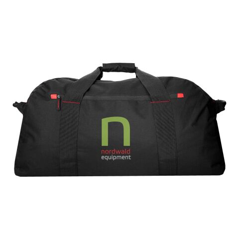 Vancouver extra large travel duffel bag Standard | Solid black-Red | No Branding | not available | not available | not available
