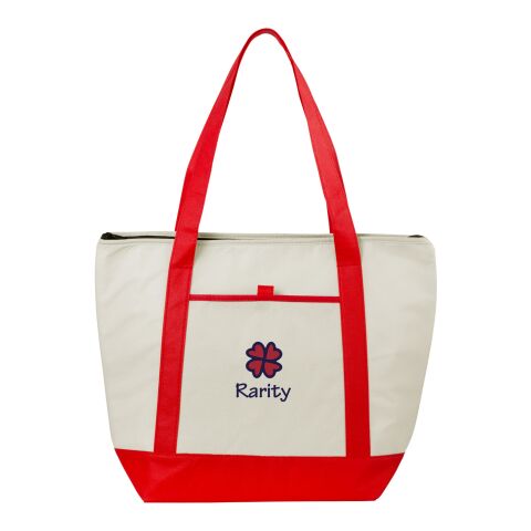 Lighthouse Cooler Tote Bag Standard | Natural-Red | not available | No Branding | not available | not available | not available