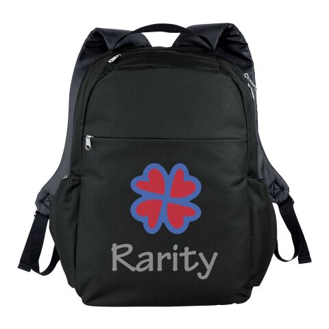 Slim 15" laptop backpack Standard | Solid black | Not applicable | No Branding | not available | not available | not available