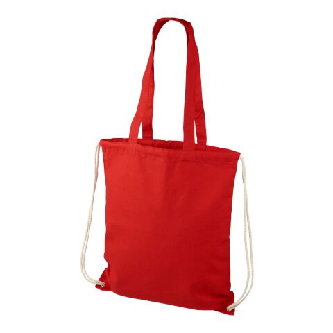 Eliza 240 g/m² cotton drawstring backpack Standard | Red | not available | No Branding | not available | not available | not available