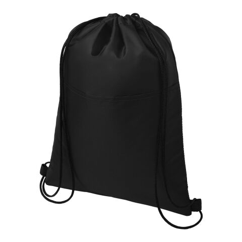 Oriole 12-can drawstring cooler bag Standard | Solid black | not available | No Branding | not available | not available | not available
