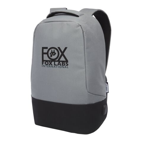 Cover RPET anti-theft backpack Standard | Grey | Not applicable | No Branding | not available | not available | not available