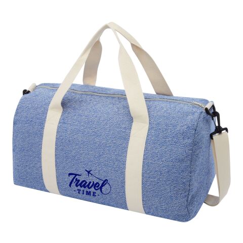 Pheebs 450 g/m² recycled cotton &amp; polyester duffel bag Standard | Navy | No Branding | not available | not available | not available