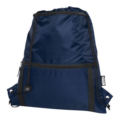 Adventure GRS recycled insulated drawstring bag 9L Standard | Deep blue | No Branding | not available | not available | not available