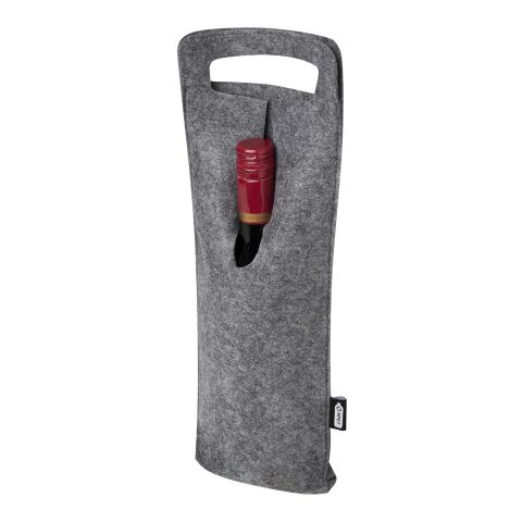 Felta 75 cl GRS recycled felt wine bag Standard | Grey | No Branding | not available | not available | not available