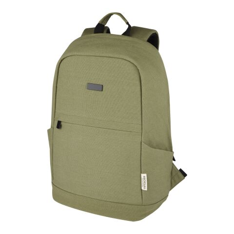Joey 15.6&quot; GRS recycled canvas anti-theft laptop backpack 18L Standard | Olive | Not applicable | No Branding | not available | not available | not available