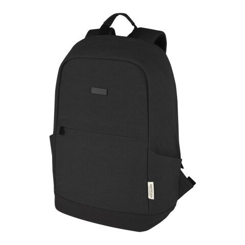 Joey 15.6" GRS recycled canvas anti-theft laptop backpack 18L Standard | Solid black | not available | No Branding | not available | not available | not available