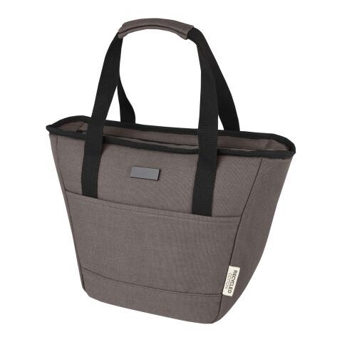 Joey 9-can GRS recycled canvas lunch cooler bag 6L Standard | Grey | not available | No Branding | not available | not available | not available
