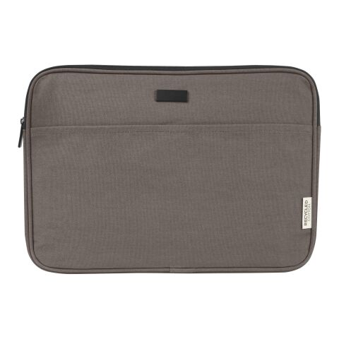 Joey 14" GRS recycled canvas laptop sleeve 2L Standard | Grey | not available | No Branding | not available | not available | not available