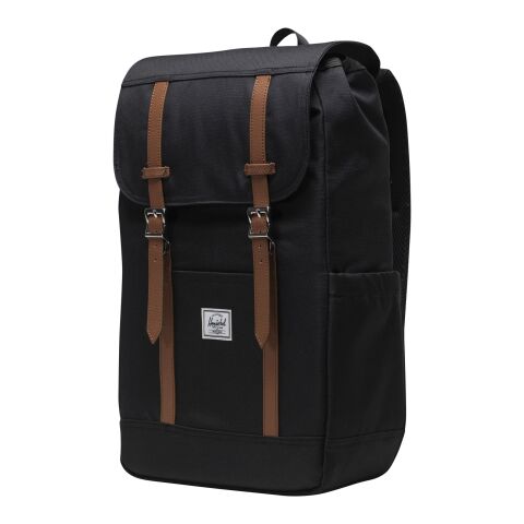 Herschel Retreat™ recycled laptop backpack 23L Solid black | not available | No Branding | not available | not available