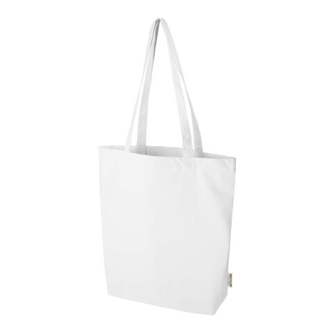Florida 270 g/m² GRS recycled tote bag 10L Standard | White | Not applicable | No Branding | not available | not available | not available