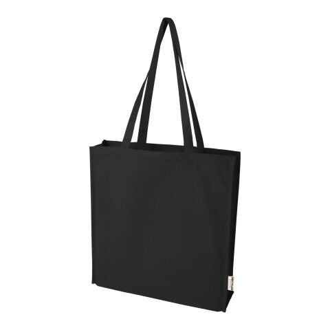 Florida 270 g/m² GRS recycled gusset tote bag 14L Standard | Solid black | Not applicable | No Branding | not available | not available | not available