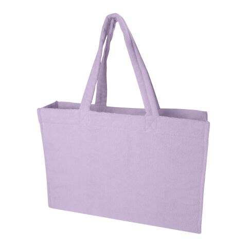Siam GRS recycled terry beach tote bag 13L Lilac | Not applicable | No Branding | not available | not available
