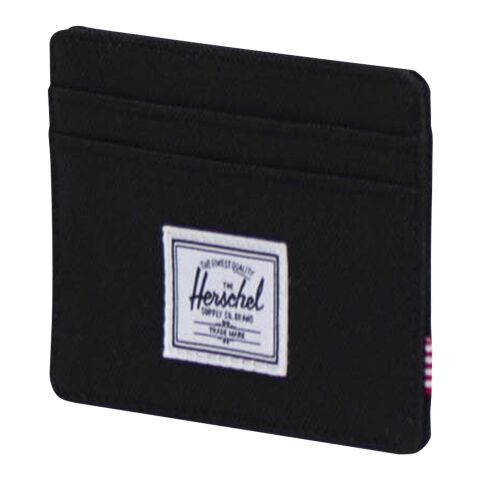 Herschel Charlie recycled RFID card holder Standard | Solid black | not available | No Branding | not available | not available | not available
