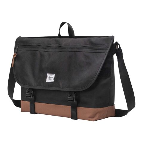 Herschel Cove recycled messenger bag 22.5L Black | No Branding | not available | not available
